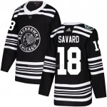 Maglia Hockey Chicago Blackhawks Denis Savard Autentico 2019 Winter Classic Nero