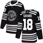 Maglia Hockey Chicago Blackhawks Denis Savard Autentico 2019 Winter Classic Nero