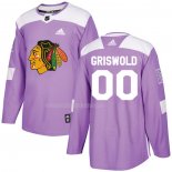 Maglia Hockey Chicago Blackhawks Personalizzate Viola