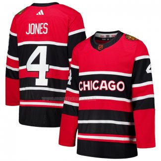 Maglia Hockey Chicago Blackhawks Seth Jones Reverse Throwback 2.0 Autentico Rosso