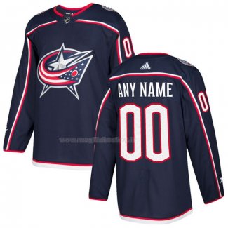 Maglia Hockey Columbus Blue Jackets Personalizzate Blu
