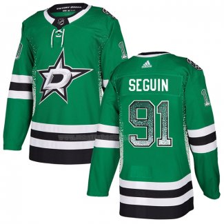 Maglia Hockey Dallas Stars Tyler Seguin Drift Fashion Verde