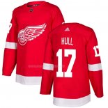 Maglia Hockey Detroit Red Wings Hull Home Autentico Rosso