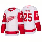 Maglia Hockey Detroit Red Wings Mike Green New Outfitted 2018 Bianco