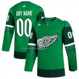 Maglia Hockey Detroit Red Wings St. Patrick's Day Autentico Personalizzate Verde