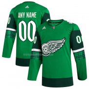 Maglia Hockey Detroit Red Wings St. Patrick's Day Autentico Personalizzate Verde