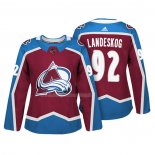Maglia Hockey Donna Colorado Avalanche Gabriel Landeskog Autentico Giocatore Maroon