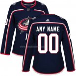 Maglia Hockey Donna Columbus Blue Jackets Personalizzate Blu