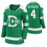 Maglia Hockey Donna Dallas Stars Miro Heiskanen Breakaway Giocatore 2020 Winter Classic Verde