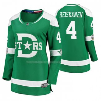 Maglia Hockey Donna Dallas Stars Miro Heiskanen Breakaway Giocatore 2020 Winter Classic Verde