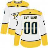 Maglia Hockey Donna Nashville Predators Personalizzate Away Bianco