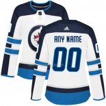 Maglia Hockey Donna Winnipeg Jets Personalizzate Away Bianco