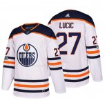 Maglia Hockey Edmonton Oilers Milan Lucic 2018 Bianco