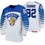 Maglia Hockey Finlandia Harri Pesonen Home 2020 Iihf World Championship Bianco