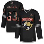 Maglia Hockey Florida Panthers Evgenii Dadonov 2020 USA Flag Nero