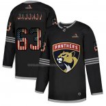 Maglia Hockey Florida Panthers Evgenii Dadonov 2020 USA Flag Nero