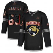 Maglia Hockey Florida Panthers Evgenii Dadonov 2020 USA Flag Nero