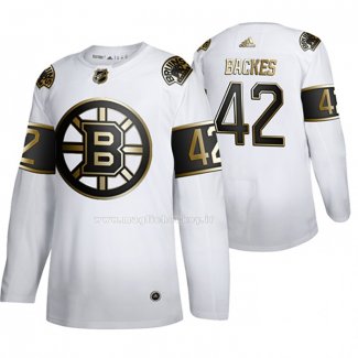 Maglia Hockey Golden Edition Boston Bruins David Backes Limited Bianco