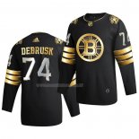 Maglia Hockey Golden Edition Boston Bruins Jake Debrusk Limited Autentico 2020-21 Nero