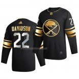 Maglia Hockey Golden Edition Buffalo Sabres Brandon Davidson Limited Autentico 2020-21 Nero
