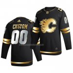 Maglia Hockey Golden Edition Calgary Flames Personalizzate Limited Autentico 2020-21 Nero