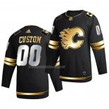 Maglia Hockey Golden Edition Calgary Flames Personalizzate Limited Autentico 2020-21 Nero