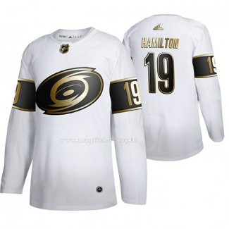 Maglia Hockey Golden Edition Carolina Hurricanes Dougie Hamilton Autentico Bianco