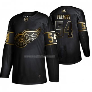 Maglia Hockey Golden Edition Detroit Red Wings Matt Puempel Autentico Nero