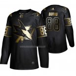 Maglia Hockey Golden Edition Pittsburgh Penguins Brent Burns Autentico Nero