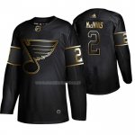 Maglia Hockey Golden Edition St. Louis Blues Al Macinnis Retired Giocatore Autentico Nero