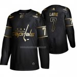Maglia Hockey Golden Edition Washington Capitals Yvon Labre Retired Giocatore Autentico Nero