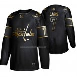 Maglia Hockey Golden Edition Washington Capitals Yvon Labre Retired Giocatore Autentico Nero