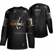 Maglia Hockey Golden Edition Washington Capitals Yvon Labre Retired Giocatore Autentico Nero