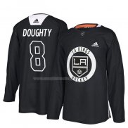 Maglia Hockey Los Angeles Kings Drew Doughty New Season Practice Nero
