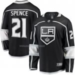 Maglia Hockey Los Angeles Kings Jordan Spence Home Premier Breakaway Nero