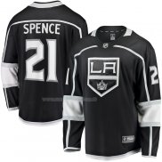 Maglia Hockey Los Angeles Kings Jordan Spence Home Premier Breakaway Nero