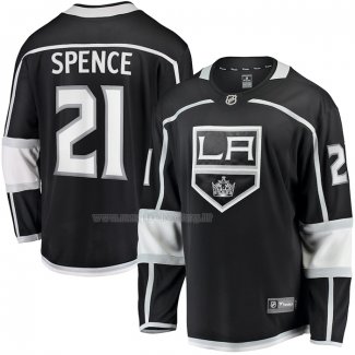 Maglia Hockey Los Angeles Kings Jordan Spence Home Premier Breakaway Nero