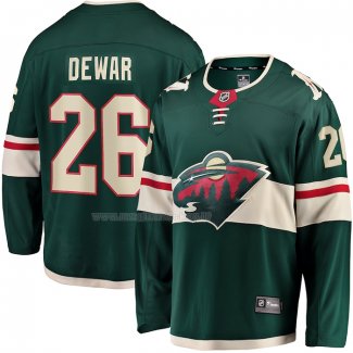 Maglia Hockey Minnesota Wild Connor Dewar Home Breakaway Verde
