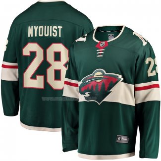Maglia Hockey Minnesota Wild Gustav Nyquist Home Breakaway Verde