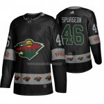 Maglia Hockey Minnesota Wild Jared Spurgeon Breakaway Nero