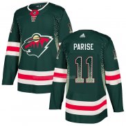 Maglia Hockey Minnesota Wild Zach Parise Drift Fashion Verde