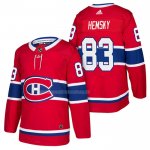 Maglia Hockey Montreal Canadiens Ales Hemsky Autentico Home 2018 Rosso