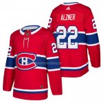 Maglia Hockey Montreal Canadiens Karl Alzner Autentico Home 2018 Rosso