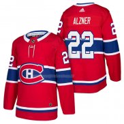 Maglia Hockey Montreal Canadiens Karl Alzner Autentico Home 2018 Rosso
