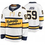 Maglia Hockey Nashville Predators Roman Josi Breakaway Giocatore 2020 Winter Classic Bianco