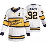Maglia Hockey Nashville Predators Ryan Johansen Breakaway Giocatore Throwback 2020 Winter Classic Bianco