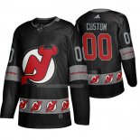 Maglia Hockey New Jersey Devils Personalizzate Breakaway Nero