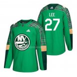 Maglia Hockey New York Islanders Anders Lee 2018 Dia de San Patricio Verde