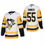 Maglia Hockey Pittsburgh Penguins Chris Summers Away Autentico Giocatore Bianco