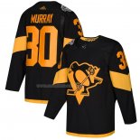 Maglia Hockey Pittsburgh Penguins Matt Murray Autentico 2019 Stadium Series Nero